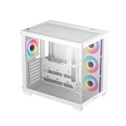 ქეისი - Deep Cool CG530 4F WH White - 4x120 Fan ARGB