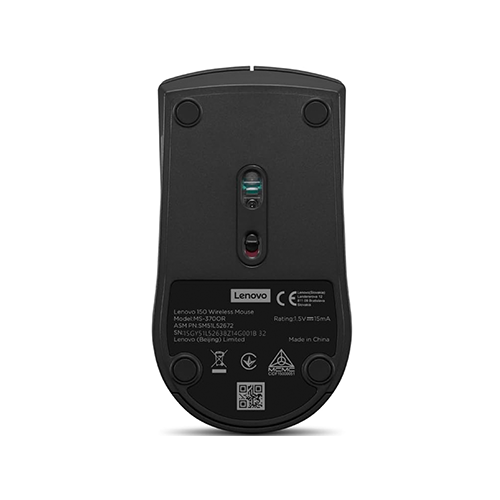 უკაბელო მაუსი - Lenovo 150 Black WL