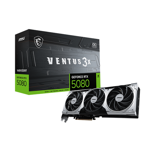 ვიდეობარათი - Msi Ventus 3X RTX 5080 16 GB Oc Plus