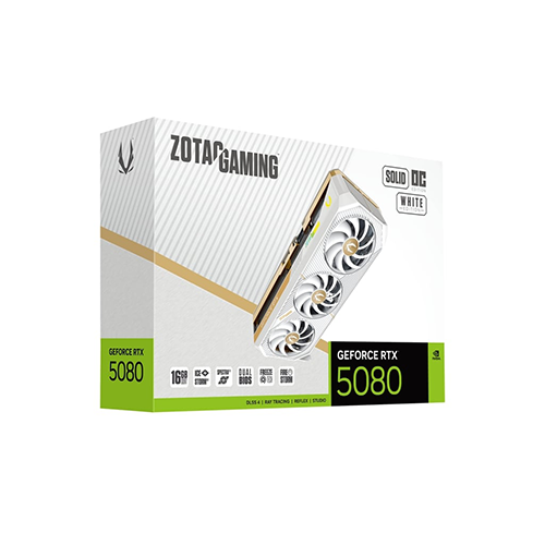 ვიდეობარათი - Zotac RTX 5080 16 GB Solid Oc White