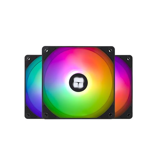 ქეისის გაგრილება - Thermal Right TL-C12C-S - 3x120 Fan ARGB Black