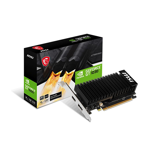 ვიდეობარათი - Msi GT 1030 4 GB Low Profile Silent Oc