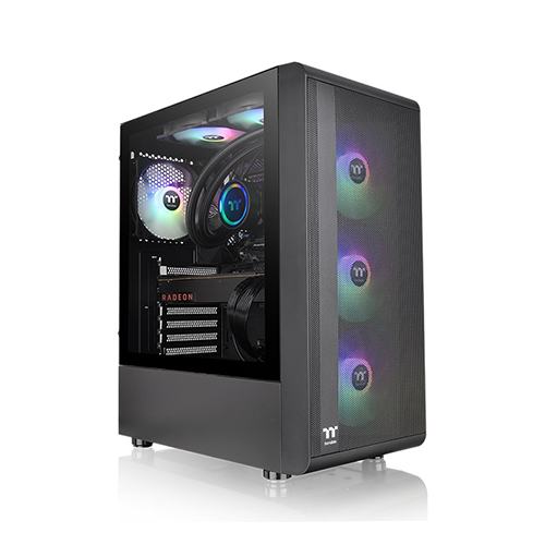 ქეისი - Thermaltake S200 TG ARGB Black - 3×120 Fan ARGB
