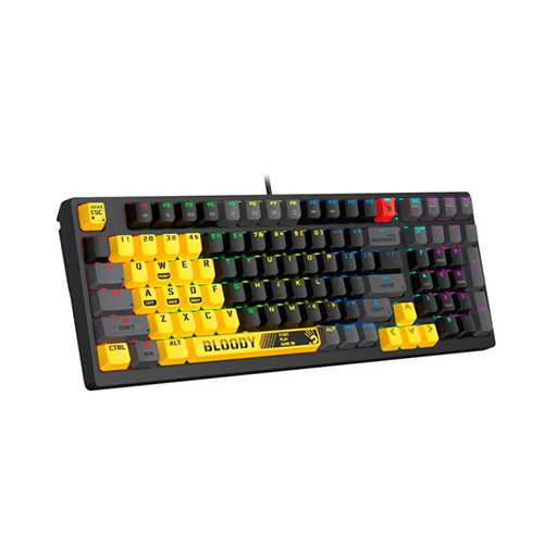 მექანიკური კლავიატურა - A4Tech Bloody S98 Sports Lime Red Switch