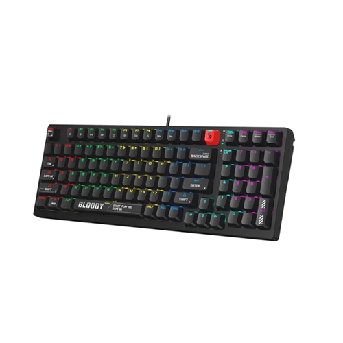 მექანიკური კლავიატურა - A4Tech Bloody S98 Black Red Switch