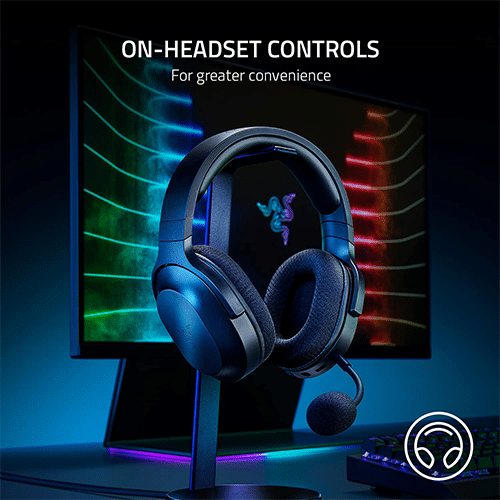 უკაბელო Bluetooth ყურსასმენი - Razer Barracuda X 2022 Black WL BT