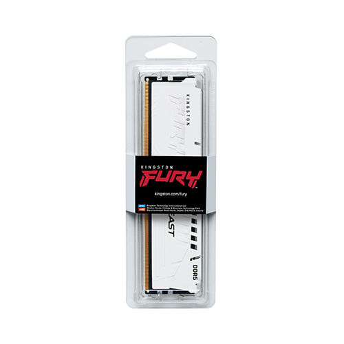 ოპერატიული - DDR5 16 GB 6000 MHz Kingston Fury Beast White XMP/Expo