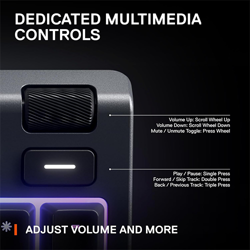 კლავიატურა - SteelSeries Apex 3 US Black