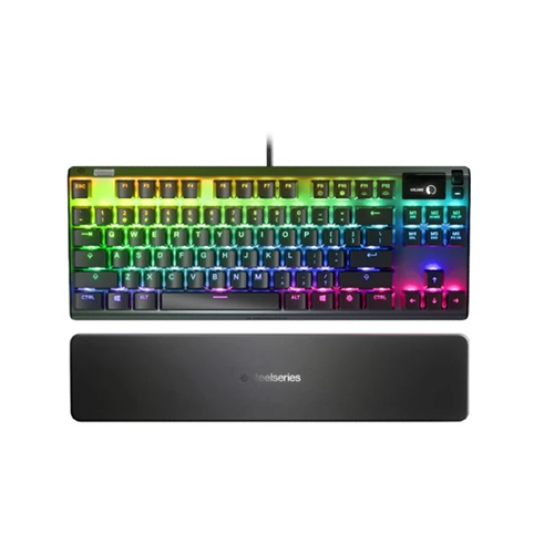 მექანიკური კლავიატურა - SteelSeries Apex 7 Red Switch TKL RGB Black