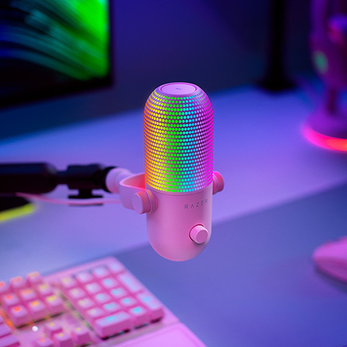 მიკროფონი - Razer Seiren V3 Chroma RGB Quartz