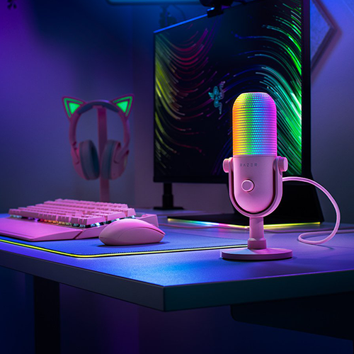 მიკროფონი - Razer Seiren V3 Chroma RGB Quartz