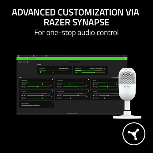 მიკროფონი - Razer Seiren V3 Mini White