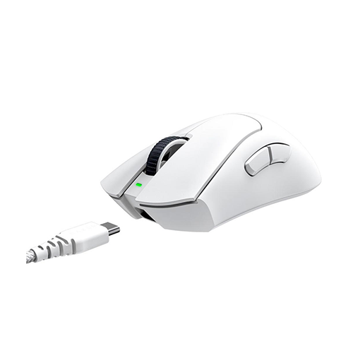 უკაბელო ტენვადი Bluetooth მაუსი - Razer Deathadder V3 Pro White Rechargeable WL BT