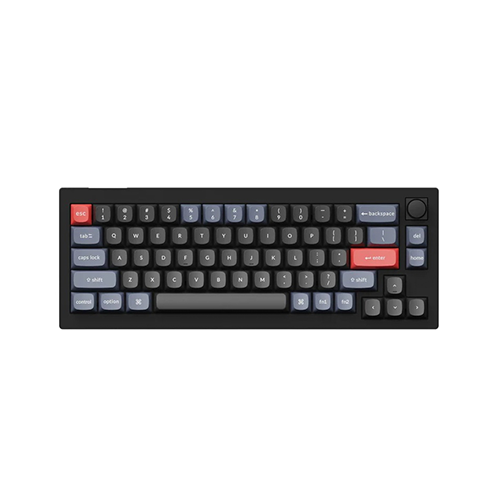 მექანიკური კლავიატურა - Keychron V2 k Pro 68 Key Blue Switch RGB Carb