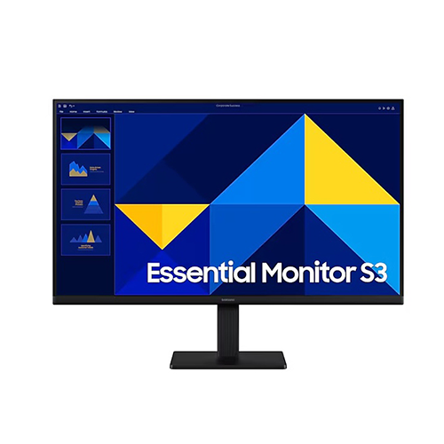მონიტორი - Samsung Essential S3 LS27D300GAIXCI - 27 Inch / FHD / IPS / 100 Hz / 5 Ms
