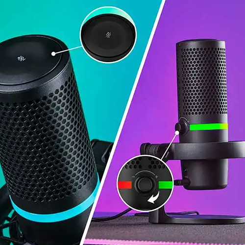 მიკროფონი - HyperX DuoCast RGB Black