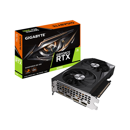 ვიდეობარათი - Gigabyte RTX 3060 12 GB WindForce Oc