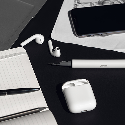 საწმენდი კომპლექტი - 2E Cleaning Kit 2E For Earbuds 3 in 1 White-Grey