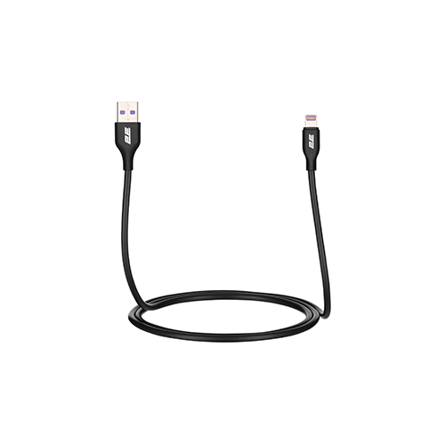 მობილურის კაბელი - 2E Glow USB To Lightning 1მ Black