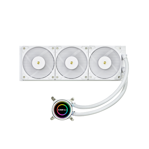პროცესორის წყლის გაგრილება - Lian Li GA II Trinity Performance 360 mm White