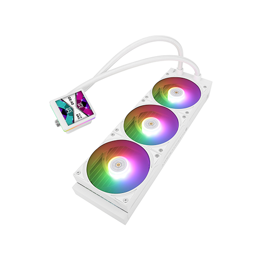 პროცესორის წყლის გაგრილება - Thermal Right Grand Vision 360 mm ARGB White