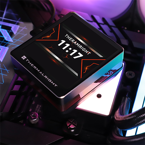 პროცესორის წყლის გაგრილება - Thermal Right Grand Vision 360 mm ARGB Black