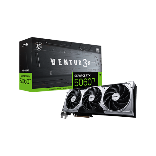 ვიდეობარათი - Msi Ventus 3X RTX 5060 Ti 8 GB Oc