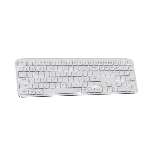 უკაბელო ტენვადი კლავიატურა - Keychron B6 Pro Ivory White Rechargeable WL BT