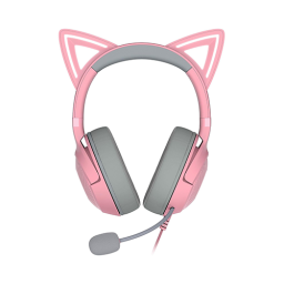 ყურსასმენი - Razer Kraken Kitty V2 RGB USB Quartz Ed.