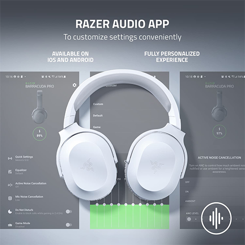 უკაბელო Bluetooth ყურსასმენი - Razer Barracuda X 2022 Mercury WL BT