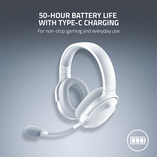 უკაბელო Bluetooth ყურსასმენი - Razer Barracuda X 2022 Mercury WL BT