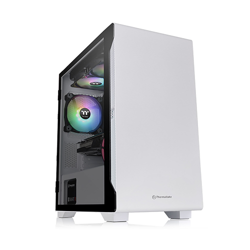ქეისი - Thermaltake S100 TG White - 1x120 Fan