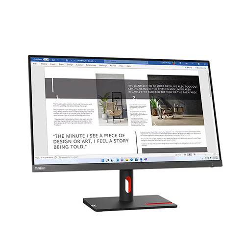 მონიტორი - Lenovo Think Vision S27I-30 - 27 Inch / FHD / IPS / 100 Hz / 4 Ms