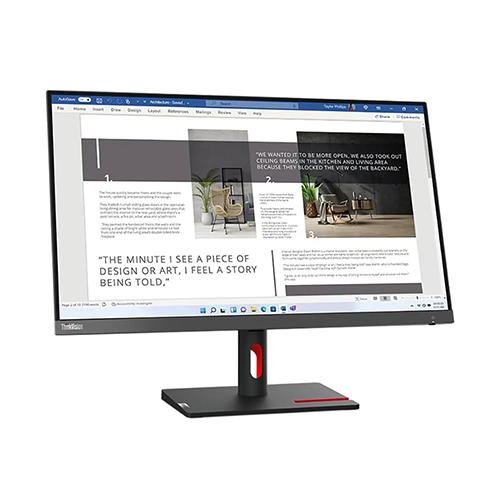 მონიტორი - Lenovo Think Vision S27I-30 - 27 Inch / FHD / IPS / 100 Hz / 4 Ms