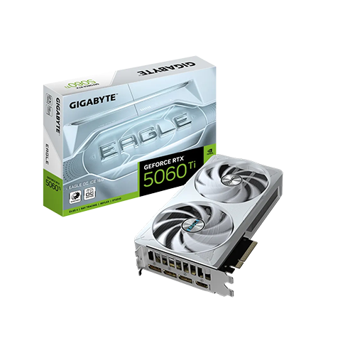 ვიდეობარათი - Gigabyte RTX 5060 Ti 16 GB WindForce Eagle Ice Oc