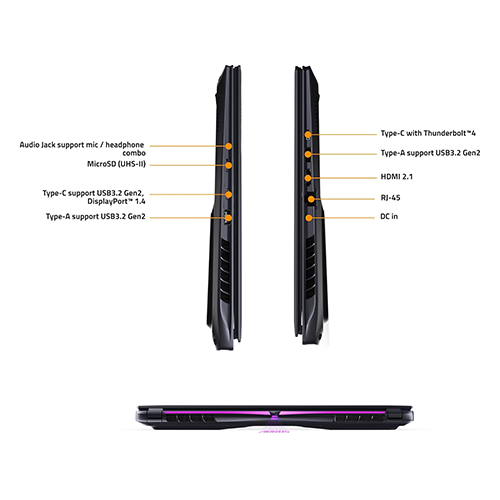 ნოუთბუქი - Gigabyte Aorus 16X 9KG-43KZC54SD - 16 Inch / IPS / i7 13650HX / 16GB D5 / 1TB / RTX 4060 8GB