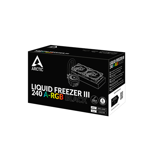 პროცესორის წყლის გაგრილება - Arctic Liquid Freezer III 240 mm ARGB Black