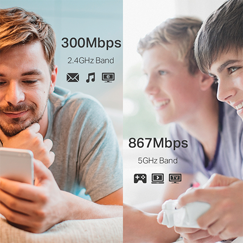 Wi-Fi გამაძლიერებელი - TP-Link RE305 AC1200 Mesh Range Extender