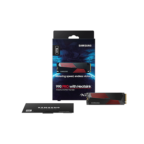 M2 SSD Samsung 990 Pro 4 TB With Heatsink PCIe 4.0