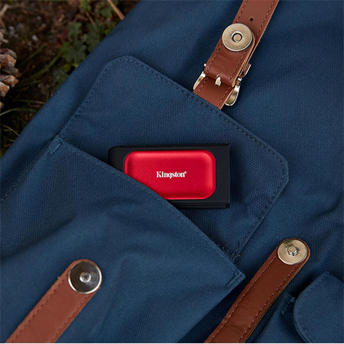 გარე M2 SSD ვინჩესტერი - Kingston 1 TB XS1000R Red