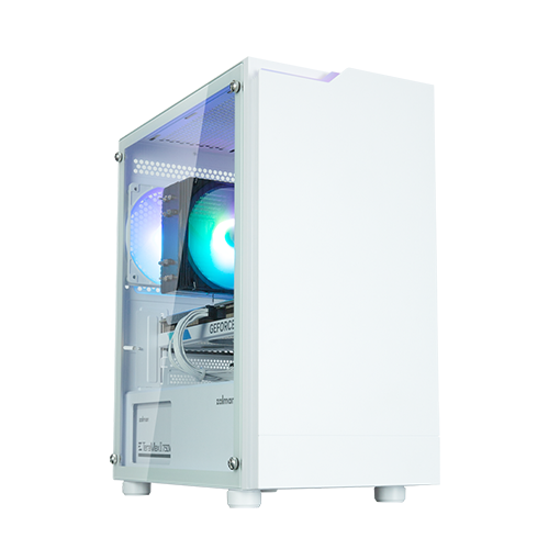 ქეისი - Zalman T4 Plus White - 1x120 Fan ARGB