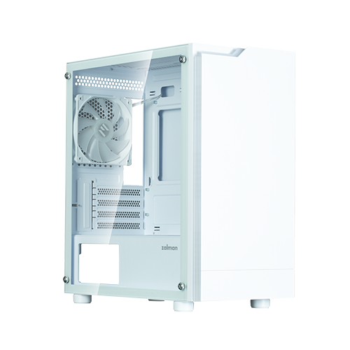 ქეისი - Zalman T4 Plus White - 1x120 Fan ARGB