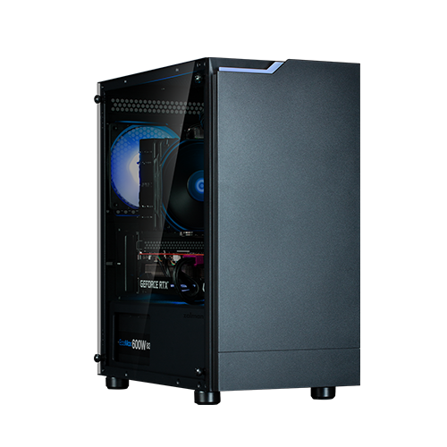 ქეისი - Zalman T4 Plus Black - 1x120 Fan ARGB