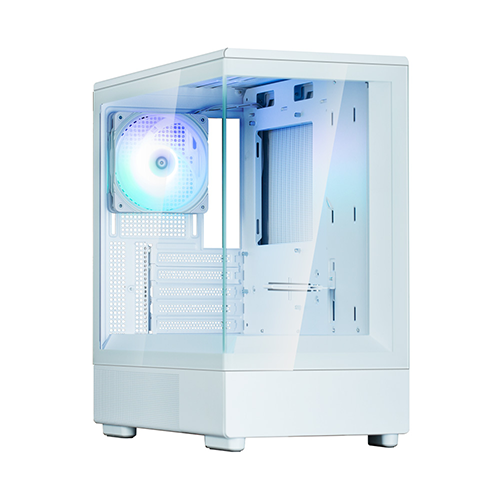 ქეისი - Zalman P10 White - 1x120 Fan ARGB
