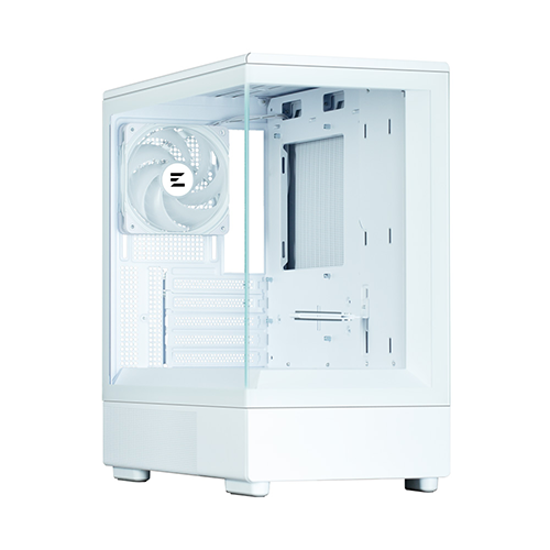 ქეისი - Zalman P10 White - 1x120 Fan ARGB