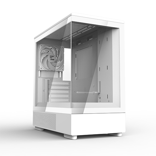 ქეისი - Zalman P10 White - 1x120 Fan ARGB