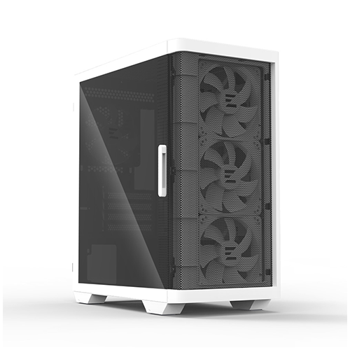 ქეისი - Zalman M4 White - 4x120 Fan ARGB