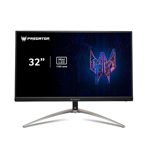 მონიტორი - Acer Predator X32QFSBMIIPHUZX - 31.5 Inch / 4K / IPS / 150 Hz / 1 Ms