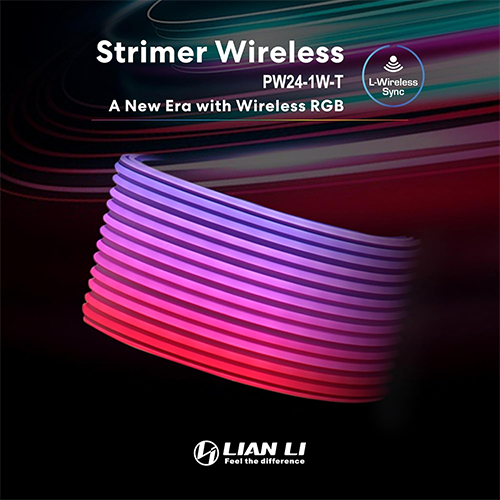 კვების ბლოკის ARGB Led Strip - Lian Li Strime Wireless 24P + Controller