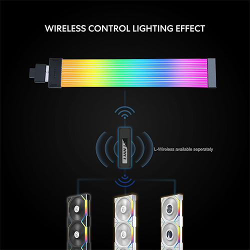 ვიდეობარათის ARGB Led Strip - Lian Li Strime Wireless 16-12 Pin